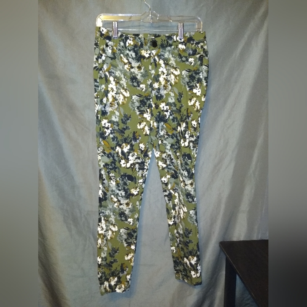 Jules & Leopold Green Floral Trousers